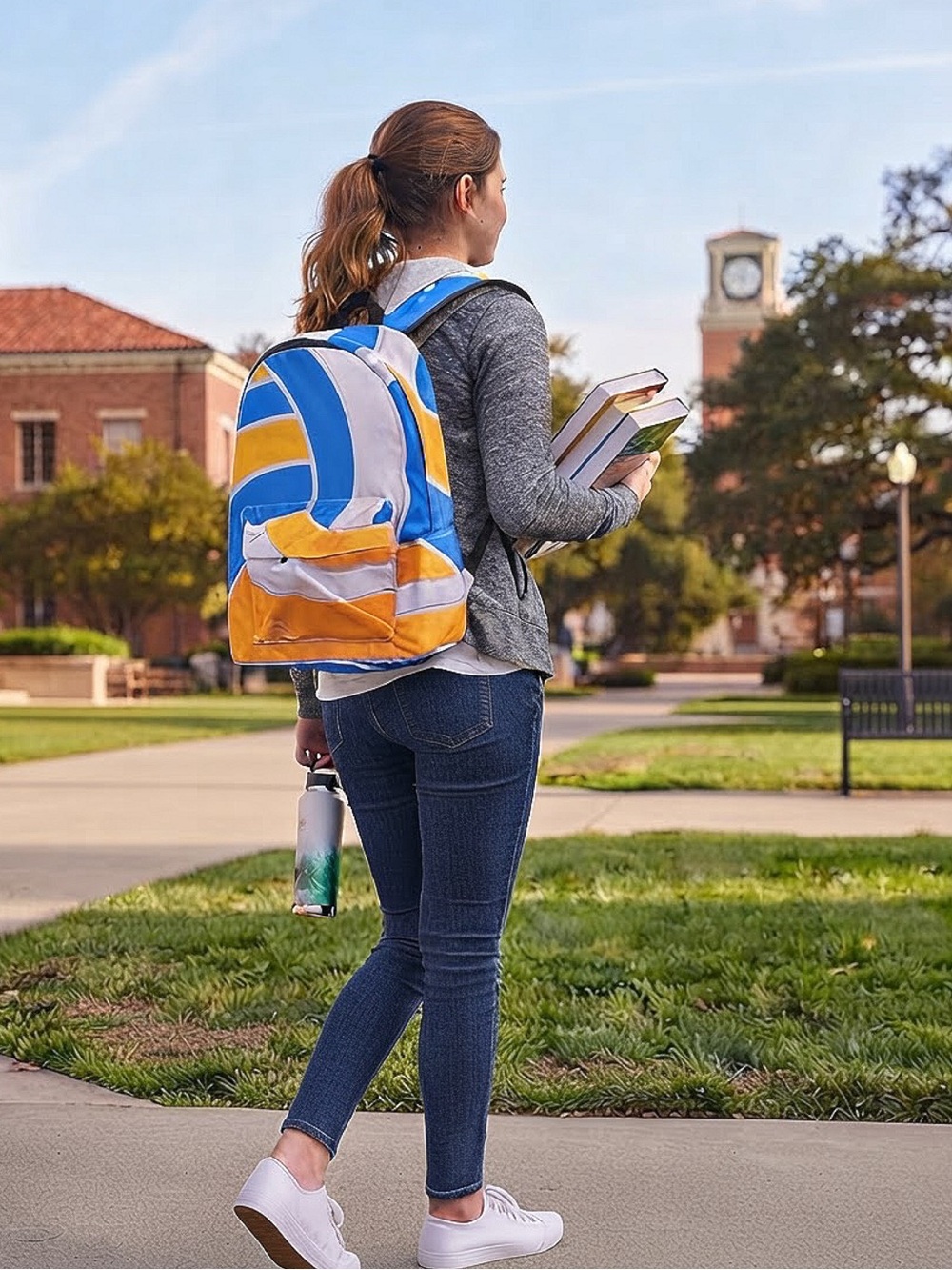 Blue and Orange Women's/Mens Backpack NWT